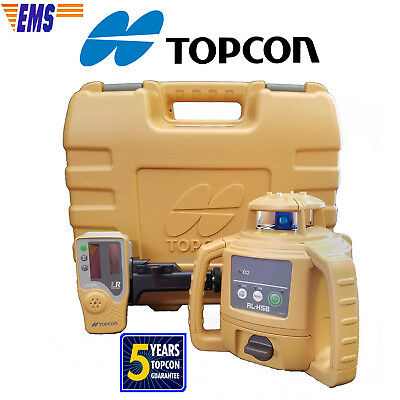 Topcon Rl-h5b Db (alkaline) Rotating Laser Level With Free Priority Express