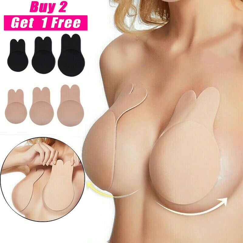 Silicone bra Self Adhesive Push Up Strapless Invisible Pasties Cover Breast Lift