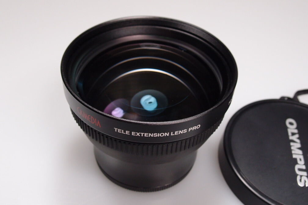 Olympus Camedia Tcon-14b 62mm Tele Extension Lens Pro Mint W/caps