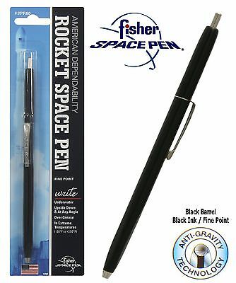 Fisher Space Pen #spr84 / Black Rocket Series Pen With Black Ink